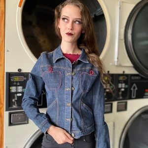 Y2K Apple Bottoms Jean Jacket 🍎